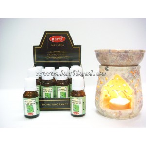 Oleo perfumado Aarti Aloe Vera 15ml (pack 12)